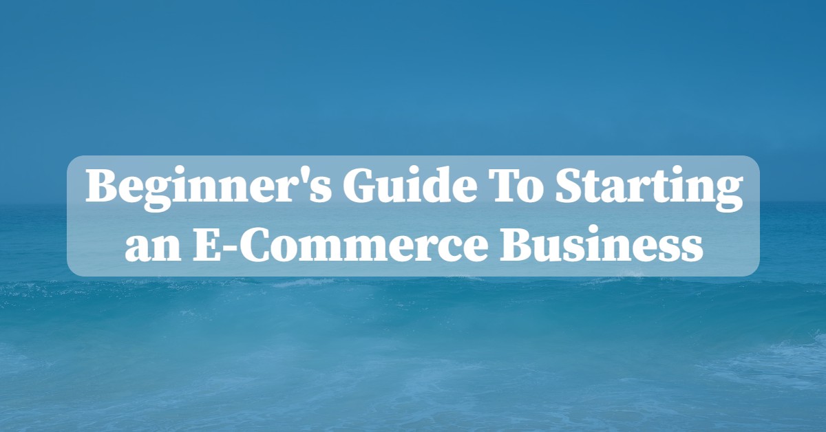 Beginner's Guide To Starting an E-Commerce Business From Home
